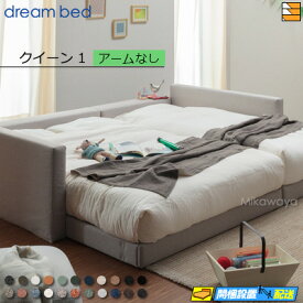 【クイーン1】【生地見本無料貸し出し中】【お届けは設置まで】【正規販売店】ドリームベッド ハグミル 2401 ベッド フレーム フレームカラーEランク アームなし クイーン1 DB1669 fmmr ※マットレスは別売り