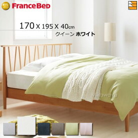 【フランスベッドから直送】【クイーン】【マチ40cm】【170×195×40cm】【正規販売店】フランスベッド 綿100% ボックスシーツ エッフェプレミアム マットレスカバー クイーン フランスベッド 公式 ゴールドパートナーショップ FC0108