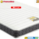 【幅91cm】【お届けは設置まで】【正規販売店】フランスベッド 電動ベッド 専用 マットレス マイクロRX-DLX 幅91cm FC1541