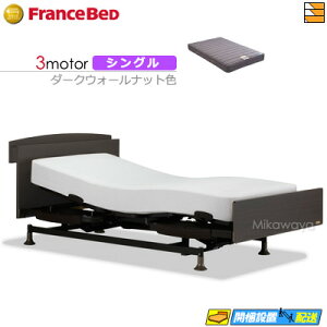 【今ならフランスベッドのシーツが貰える】【シングル】【マットレス付】高級 電動ベッド フランスベッド レステックス 102C 3モーター RX-THF マットレス付き シングル フランスベッド 公式