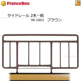 【正規販売店】フランスベッド 電動ベッド 用品 手すり グランマックス/プレオックス/プレオックスネオ/レステックス/クォーレックス対応サイドレール SR-100JJ【2本一組】FC0365