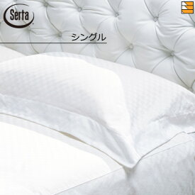 【正規販売店】サータ 枕カバー ピローケース ホテルスタイル 市松柄 HS-610 シングル Serta ST0033