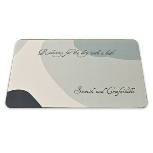 【10/24~27マラソン期間限定★ポイント3倍】割れない!珪藻土バスマット │ 40 × 60 吸水マット 珪藻土マット ソフトタイプ 柔らか 速乾 洗える 収納 手入れ 滑り止め 安全 アスベストなし 足拭