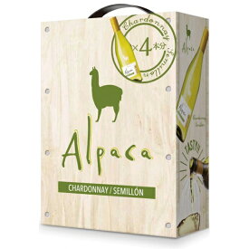 サンタ・ヘレナ・アルパカ・ シャルドネ・セミヨン バッグインボックス BIB 白ワイン 3000ml×1箱 ワイン【取り寄せ品　メーカー在庫次第となります】