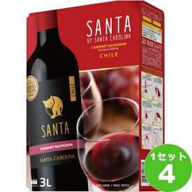 サントリー サンタ バイ サンタ カロリーナ カベルネ・ソーヴィニヨン バッグインボックス 赤ワイン 3L×4箱 ワイン【送料無料※一部地域は除く】