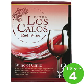 ロスカロス 赤 BIB 箱 バックインボックス 3000 ml×4本 ワイン【送料無料※一部地域は除く】【取り寄せ品　メーカー在庫次第となります】