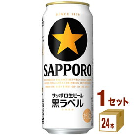 サッポロ 生ビール黒ラベル 500ml×24本×1ケース ビール【送料無料※一部地域は除く】