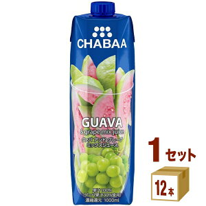 nivf[X CHABAA 100%W[X O@oO[v 1000ml×12{×1P[X (12{) yꕔn͏z