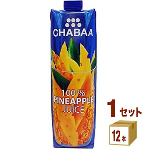 nivf[X CHABAA 100%W[X pCibv 1000ml×12{×1P[X (12{) yꕔn͏z