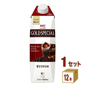 UCC S[hXyV ACXR[q[ ÂЂ 1L pbN 1000ml×12{×1P[X (12{) yꕔn͏z