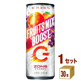 サントリー ZONe FRUITSMIX BOOST ゾーン フルーツミックス 缶 240ml×30本×1ケース (30本) 飲料【送料無料※一部地域は除く】