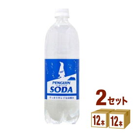 ペンギンソーダ　ペット（高圧無糖炭酸水）1000ml（24本入）飲料寿屋清涼食品 飲料【送料無料※一部地域は除く】