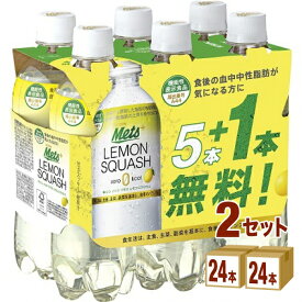 【ポイント5倍】キリン メッツ プラス レモンスカッシュ【機能性表示食品】 480ml×24本×2ケース（48本） キリンビバレッジ 炭酸飲料