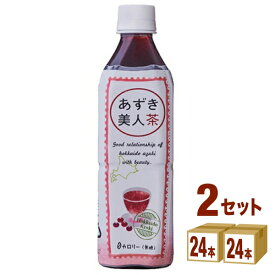 遠藤 北海道産 あずき美人茶 500ml×24本×2ケース (48本)【送料無料※一部地域は除く】ノンカロリー ノンカフェイン カフェインレス ポリフェノール お茶 飲料 ドリンク