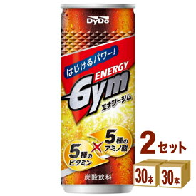 ダイドー エナジージム 缶 250ml×30本×2ケース (60本)【送料無料※一部地域は除く】 エナジードリンク