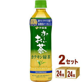 伊藤園 お～いお茶 カテキン緑茶 ペットボトル 500ml×24本×2ケース (48本)【送料無料※一部地域は除く】