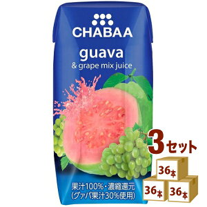 nivf[X CHABAA `o 100%~bNXW[X O@oO[v 180ml×36{×3P[X (108{) yꕔn͏z