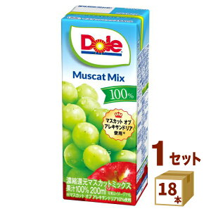 Dole h[ }XJbg~bNX 100% 200ml×18{ 󃁃O~N yꕔn͏z