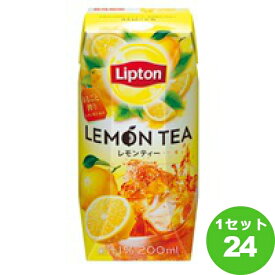 森永乳業（チルド） リプトン レモンティー パック 200ml×24本 飲料【送料無料※一部地域は除く】【チルドセンターより直送・同梱不可】【日付指定不可】