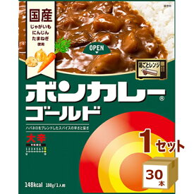 大塚食品 ボンカレー ゴールド 大辛 レトルトカレー レンジ対応 180g×30本【送料無料※一部地域は除く】