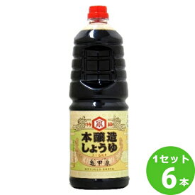 ワダカン 亀甲泉 特級本醸造しょうゆ ペットボトル 青森県 1800ml ×6本 調味料 醤油