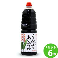 【特売】ワダカン こんぶのおしょうゆ 1800 ml×6本 調味料 醤油 しょうゆ【送料無料※一部地域は除く】 …