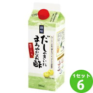 創味食品 だしまろ酢 だしのきいたまろやかなお酢 500 ml×6本 調味料【送料無料※一部地域は除く】