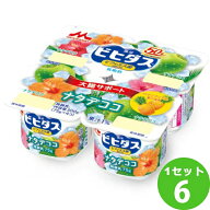 森永乳業（チルド） ビヒダス ヨーグルト ナタデココ 75g×4ポット×6個 食品【送料無料※一部地域は除く…