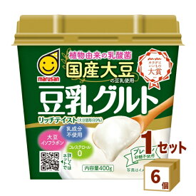 マルサンアイ 国産大豆の豆乳使用 豆乳グルト 400g×6個 食品【送料無料※一部地域は除く】【チルドセンターより直送・同梱不可】【日付指定不可】