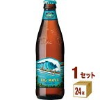 友和貿易 コナビールゴールデンエール　ビッグウェーブ　青 ハワイ355 ml×24 本 輸入ビール【送料無料※一部地域は除く】