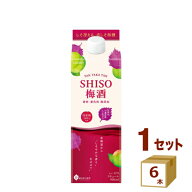 合同酒精 TAN TAKA TAN SHISO梅酒 鍛高譚しそ梅酒 パック 900ml×6本【送料無料※一部地域は除く】