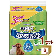 ユニチャーム デオクリーン 純水99%ウェットティッシュつめかえ用70枚入り ×3個パック ×8袋（計24個） …