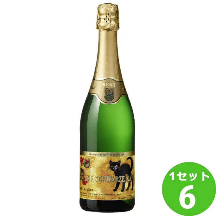 楽天市場 G A シュミット ツェラー シュワルツ カッツ ゼクト 瓶 猫 ラベル スパークリングワイン ドイツ モーゼル750 Ml 6本 ワイン 送料無料 一部地域は除く 取り寄せ品 メーカー在庫次第となります イエノミストbyイズミックワールド