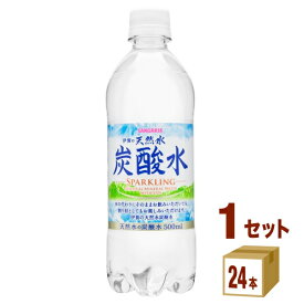 サンガリア 伊賀の天然水　炭酸水 500 ml×24本×1ケース (24本) 飲料【送料無料※一部地域は除く】炭酸水 水