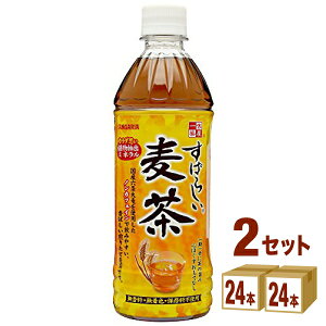日本サンガリア サンガリアすばらしい麦茶 ペット新 500ml ×24本×2ケース (48本) 飲料【送料無料※一部地域は除く】