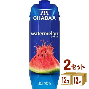 nivf|X CHABAA `o 100%W[X EH[^[ 1L 1000ml×12{×2P[X (24{) yꕔn͏z XCJ XCJW[X W[X