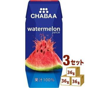 nivf|X CHABAA `o100%W[X EH[^[ 180 ml×36{×3P[X (108{) yꕔn͏z@W[X XCJ XCJW[X