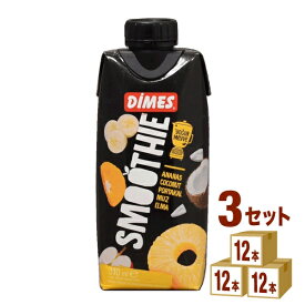 日本珈琲貿易 ディメス DIMES スムージー イエローフルーツミックス パック 310ml×12本×3ケース (36本) 飲料【送料無料※一部地域は除く】