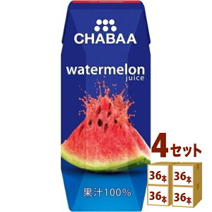 nivf|X CHABAA `o100%W[X EH[^[ 180 ml×36{×4P[X (144{) yꕔn͏z@W[X XCJ XCJW[X