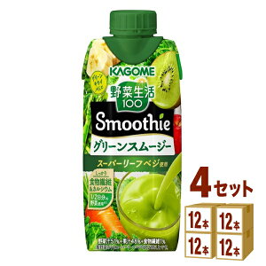 y200~N[|&SiP5{z JS ؐ100 Smoothie O[X[W[ 330 ml×12{×4P[X (48{) yꕔn͏z