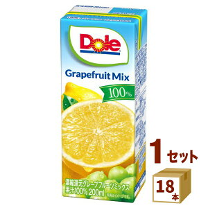 Dole h[ O[vt[c~bNX 100% 200ml×18{ 󃁃O~N yꕔn͏z