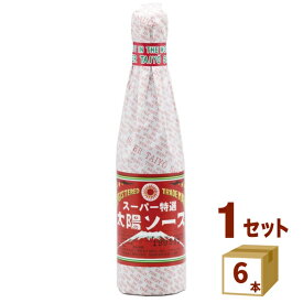 太陽食品工業 スーパー特選 太陽ソース ウスターソース 愛知県 焼きそば 300ml×6本【送料無料※一部地域は除く】