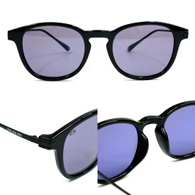 IZONE NEW YORK iDrivePremium サングラス メンズ レディース 偏光 ボストン UVカット 99％ 紫外線カット 高性能 日本製偏光レンズ 紫 レンズ セルフレーム ハイコントラスト 軽量 細い ケース付き 運転用 アウトドア用 ブランド P4731HC