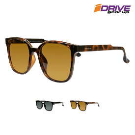 IZONE NEW YORK iDrive サングラス メンズ レディース 偏光 UVカット 99％ 紫外線カット 大きいサイズ スクエア 大きい 耐衝撃性高性能偏光レンズ 軽量 偏光サングラス フラットレンズ 運転用 アウトドア用 ケース付き P323