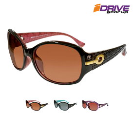 IZONE NEW YORK iDrive サングラス レディース 偏光 UVカット 紫外線 99.9％カット 大きめ 大きいサイズ オーバル セルフレーム 運転用 サングラス 軽量 アウトドア用 ケース付き P4200