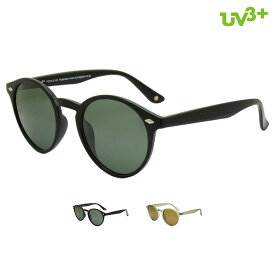 サングラス レディース メンズ UVカット 紫外線 99％カット 偏光 ボストン クリアフレーム 薄い 茶色 日本製偏光レンズ 軽量 軽い アウトドア用 ケース付き ブランド IZONE NEW YORK UV3+p303