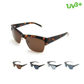 IZONE NEW YORK UV3+ サングラス メンズ レディース UVカット 99％ 紫外線カット 偏光 軽量 スクエア メタル フレーム アウトドア用 ケース付き p401