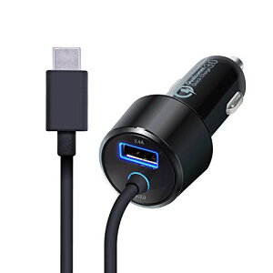 �G���R��(ELECOM) �V�K�[�`���[�W���[/TypeC QuickCharge3.0/1USB�|�[�g/2.4A/�u���b�N