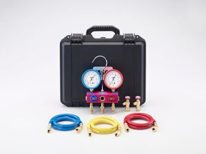 �C�`�l��TASCO TA122FB R410A/R32�}�j�z�[���h�Z�b�g(�Q�[�W�J�o�[�t)