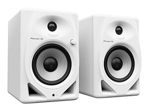 Pioneer DJ 5�C���` 2way�A�N�e�B�u���j�^�[�X�s�[�J�[ DM-50D-W (White) �z���C�g